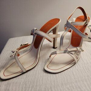 Prada Milano White Sandals